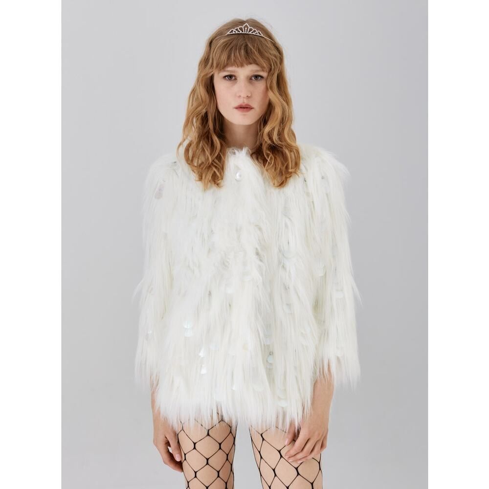 alabama Muse Giacca Ross Gold off white 40/US4